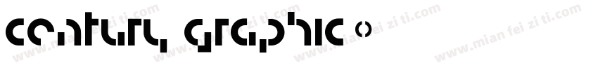 century graphic字体转换